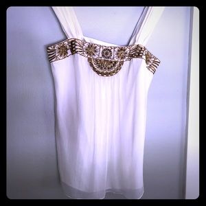 WHBM gorgeous silk top